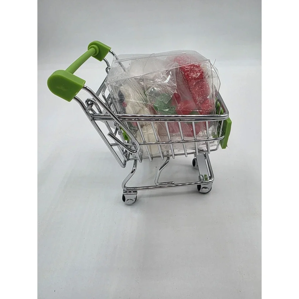 Mini Real Working Green Shopping Trolley/Cart/Buggy With Candy-Candy Is In Date